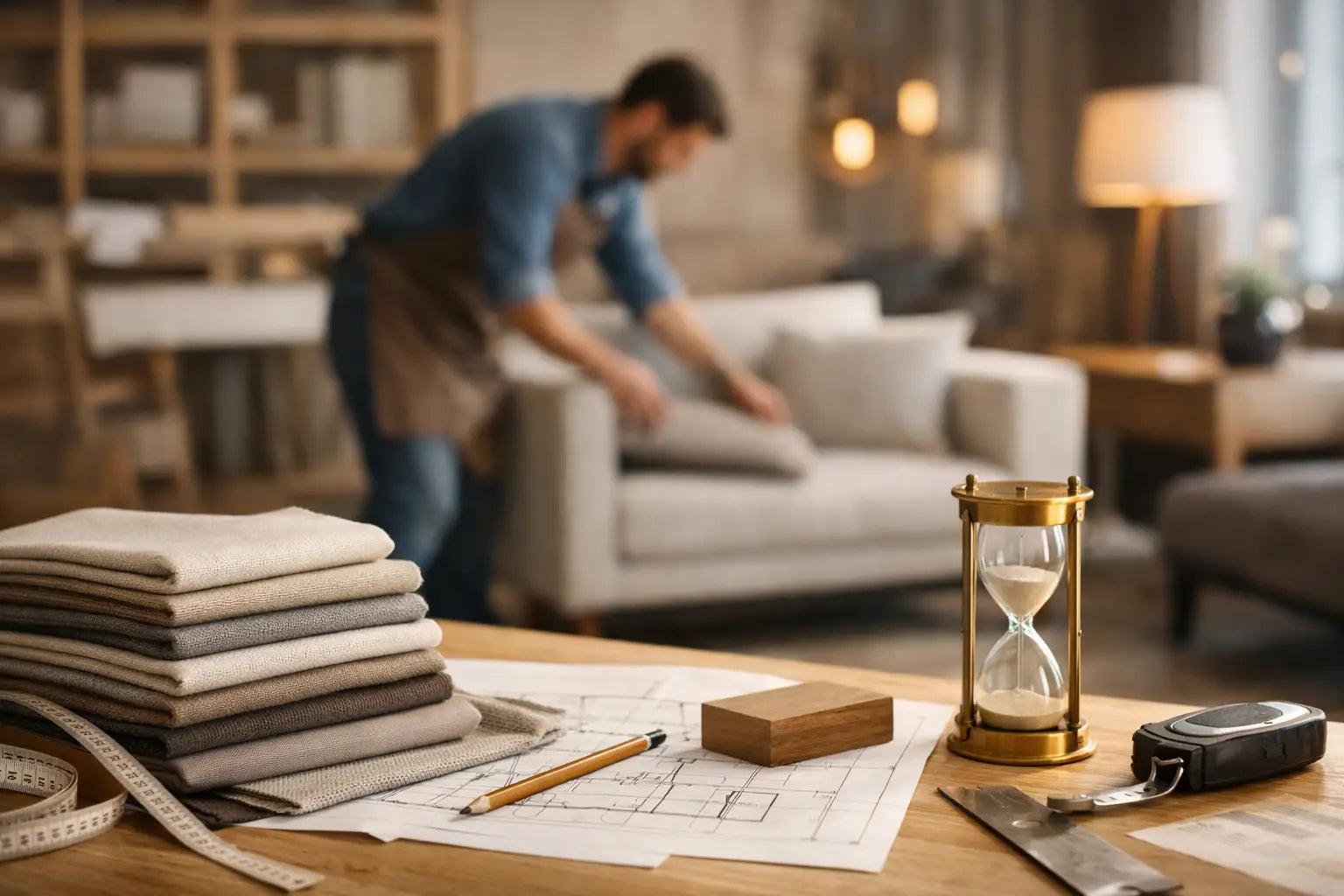 Custom furniture lead times: qué esperar
