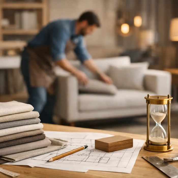 Custom furniture lead times: qué esperar