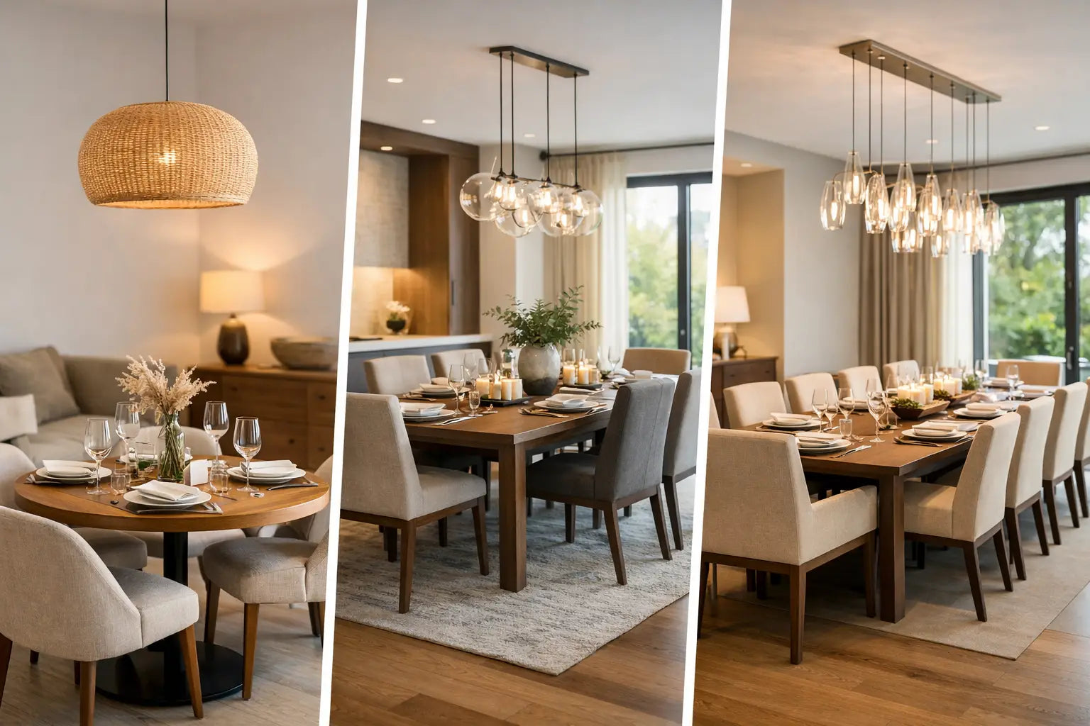 Qué tamaño de comedor necesito en casa