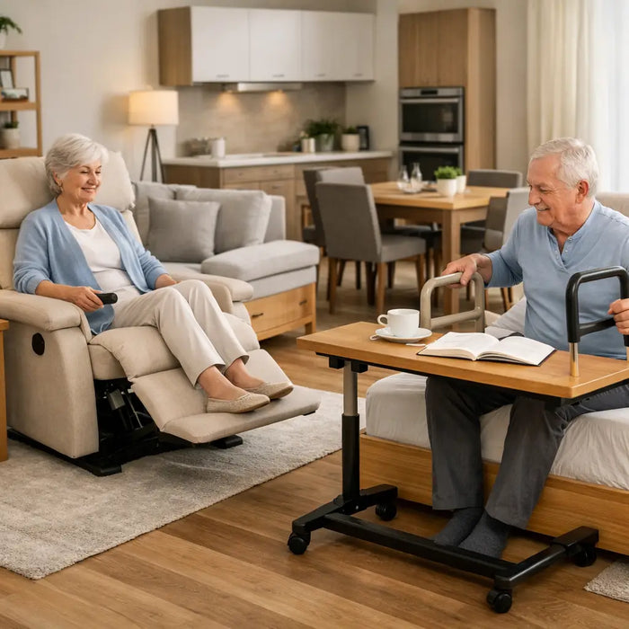 Muebles funcionales para adultos mayores en casa