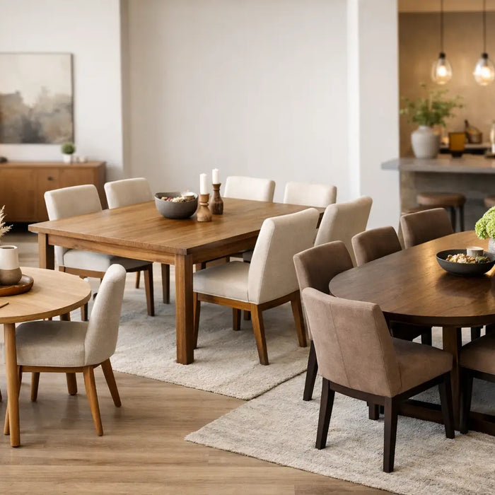 Guía de tamaños de comedor para elegir bien