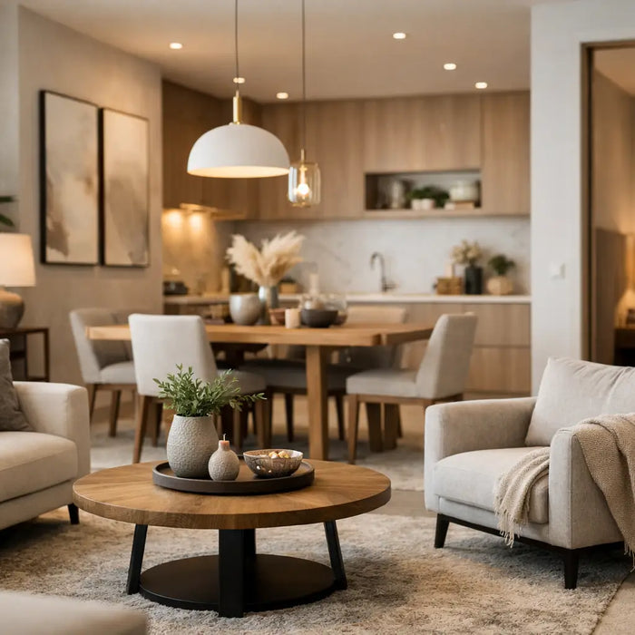 Diseño de interiores residencial bien resuelto