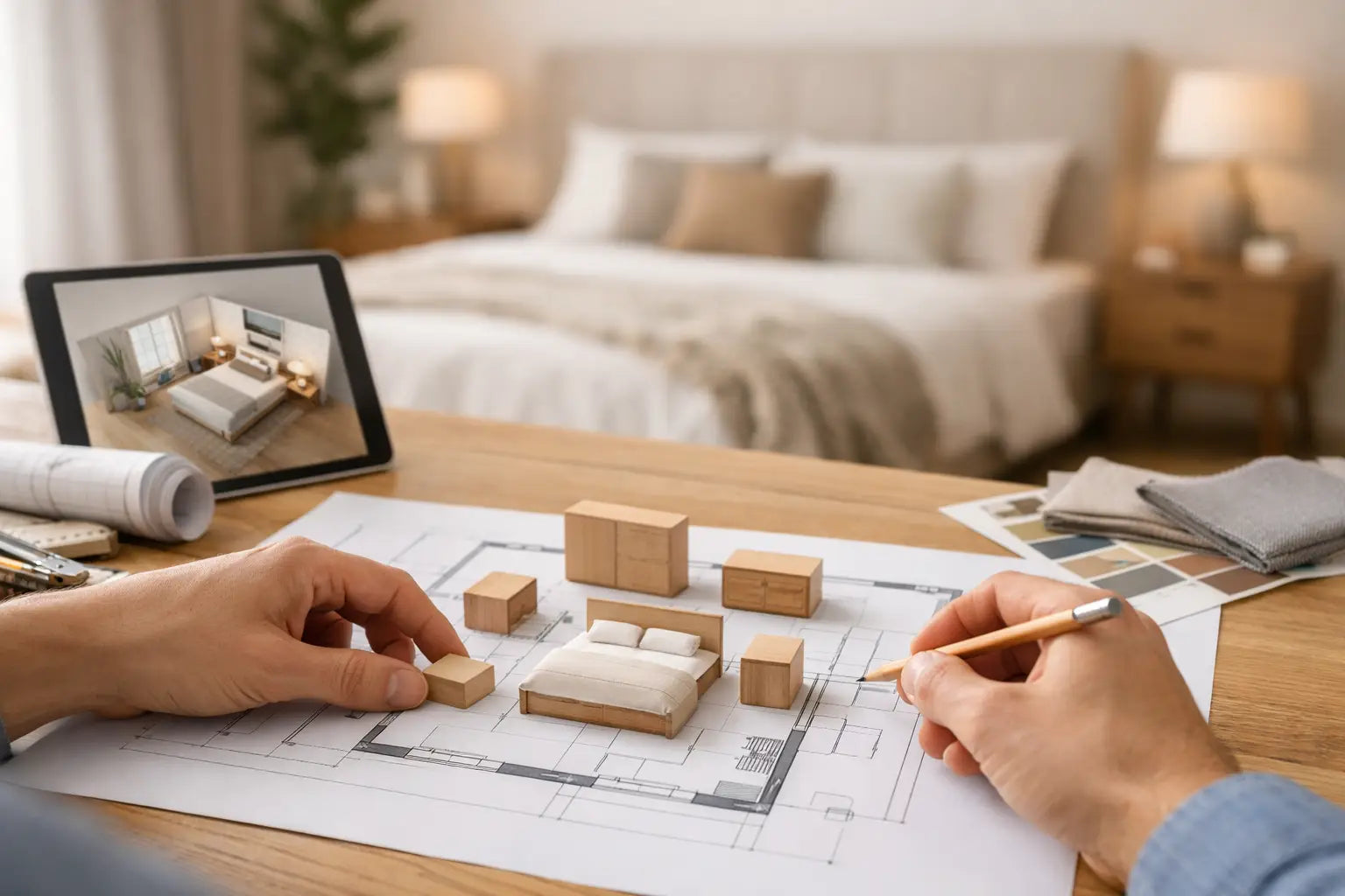 How to plan bedroom layout sin errores