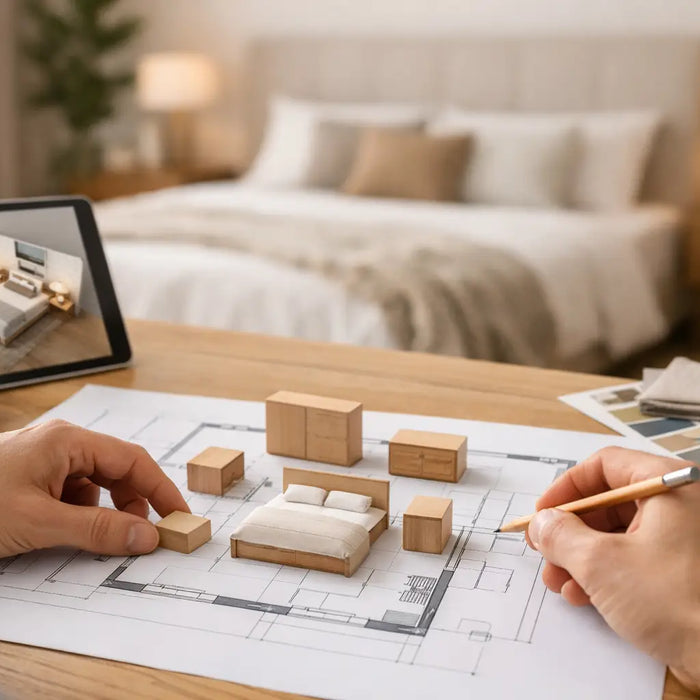 How to plan bedroom layout sin errores