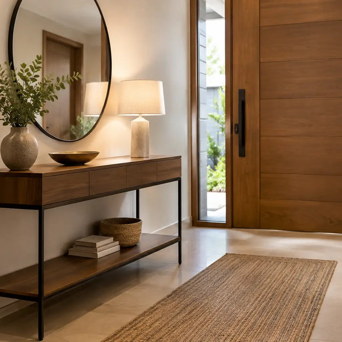 Muebles recibidor modernos para una entrada elegante