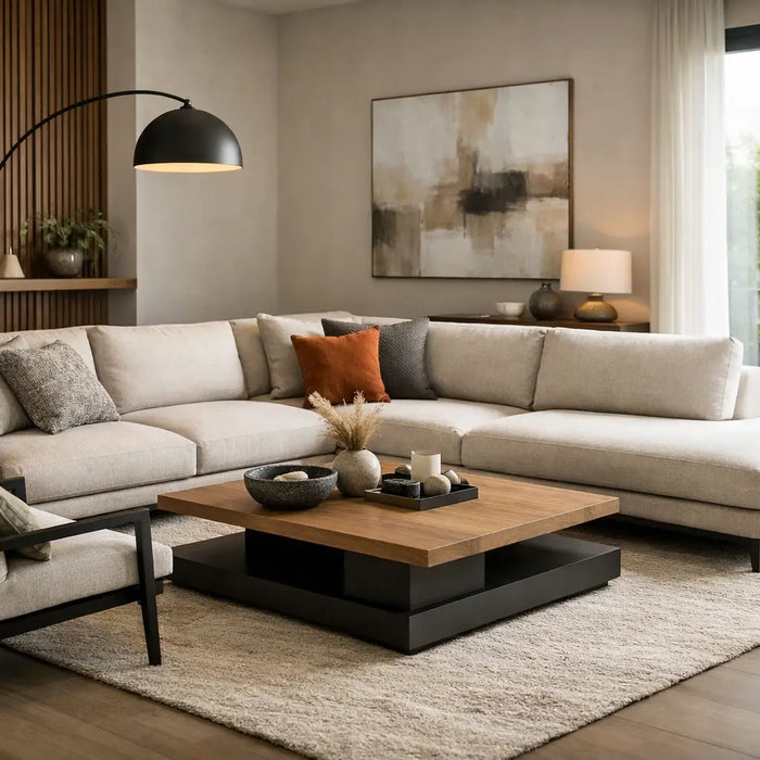 Sala en L moderna: claves para diseñarla bien