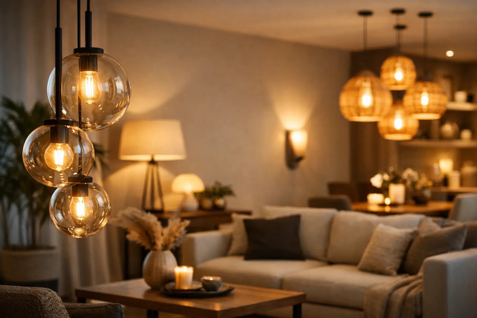 Iluminación decorativa para hogar con estilo