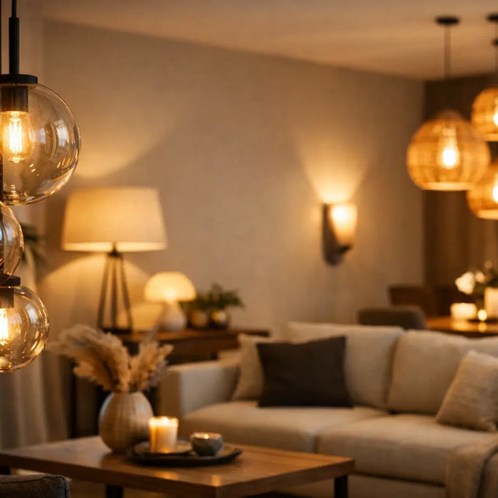 Iluminación decorativa para hogar con estilo