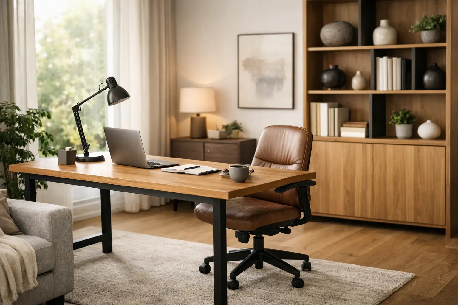 Muebles para oficina en casa bien elegidos