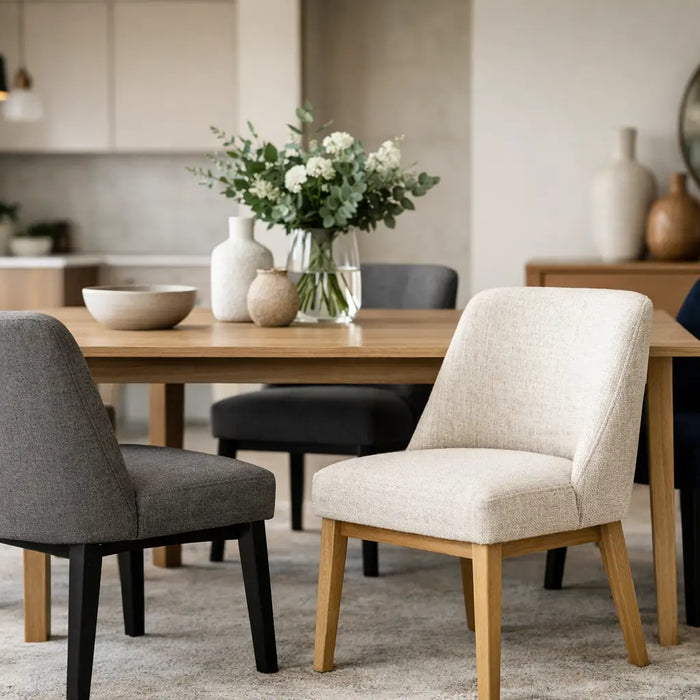 Sillas tapizadas: cómo elegirlas para tu comedor