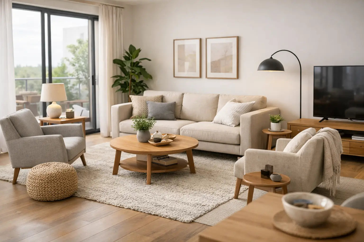 Cómo distribuir muebles en sala sin saturarla