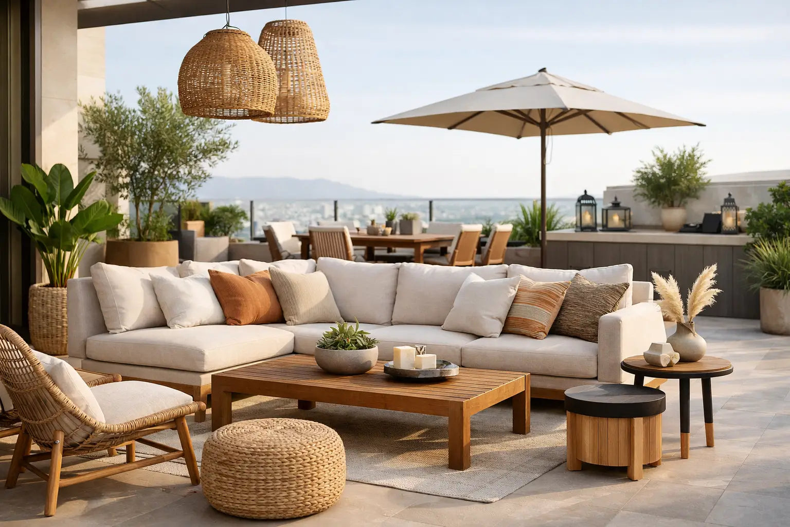 Cómo amueblar terraza con estilo y equilibrio