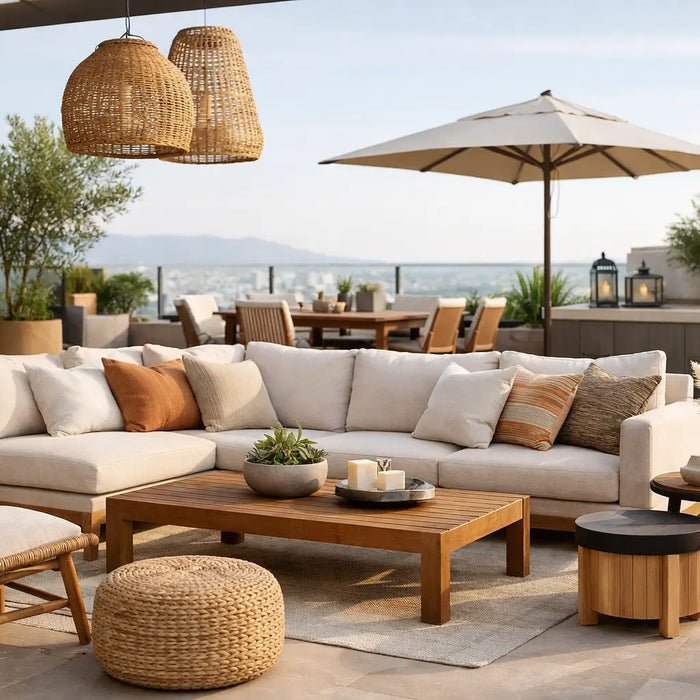 Cómo amueblar terraza con estilo y equilibrio