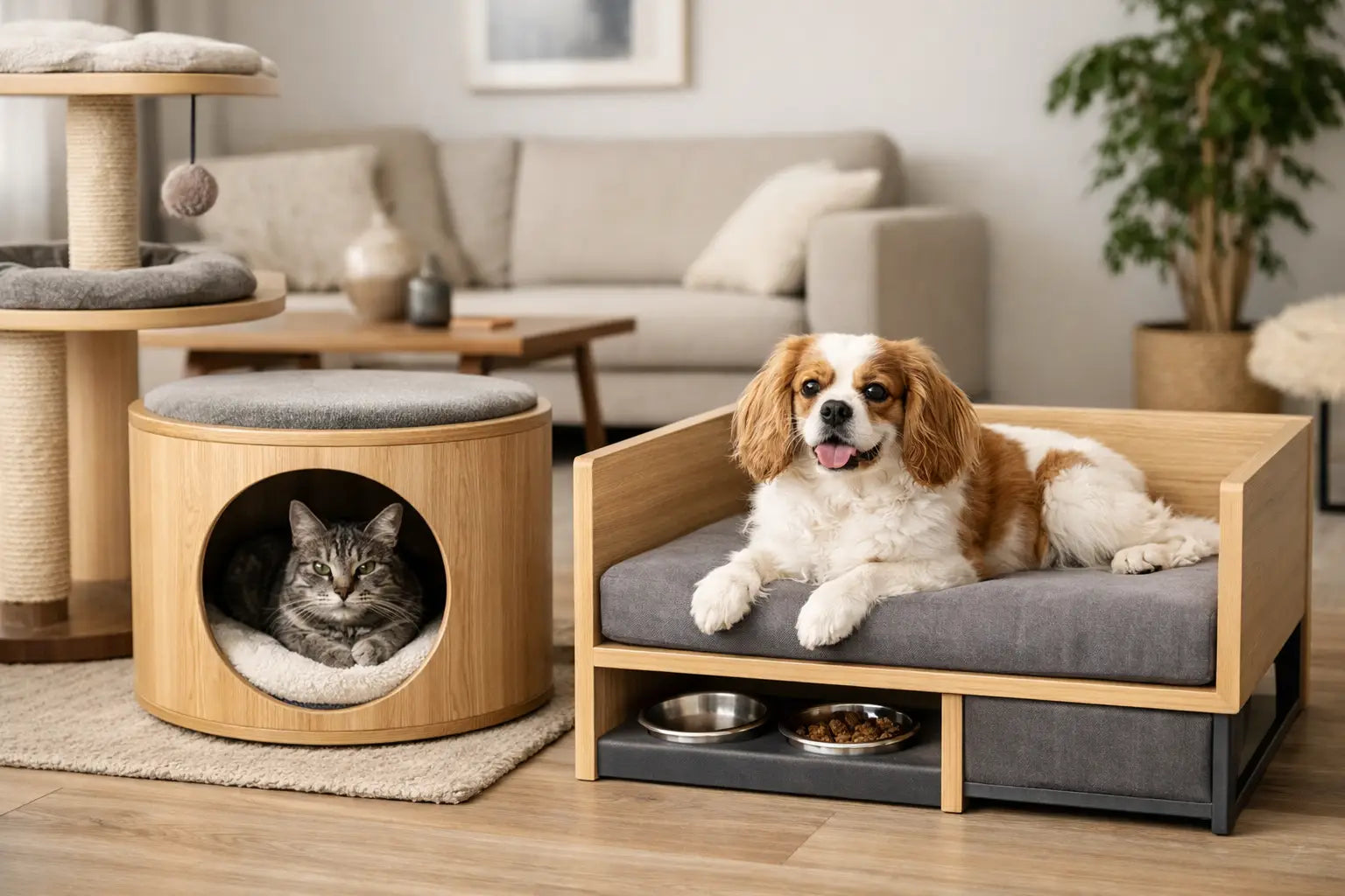 Muebles para mascotas en casa: cómo elegirlos
