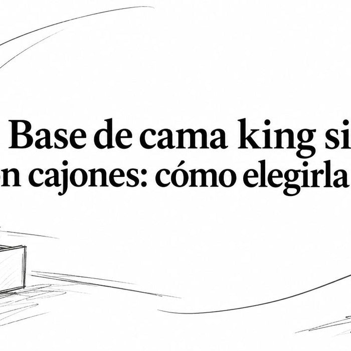 Base de cama king size con cajones: cómo elegirla bien