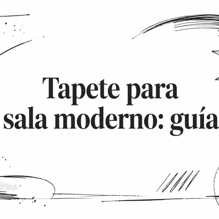 Tapete para sala moderno: guía