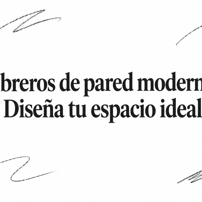 Libreros de pared modernos: Diseña tu espacio ideal.