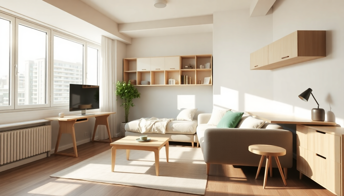 Cómo aprovechar al máximo espacios pequeños con muebles funcionales