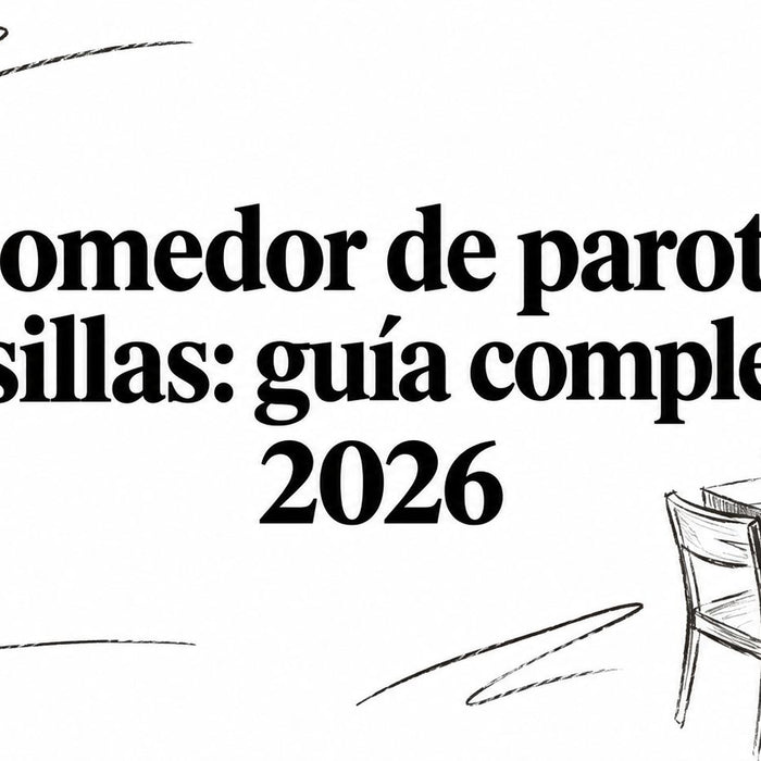 Comedor de parota 6 sillas: guía completa 2026