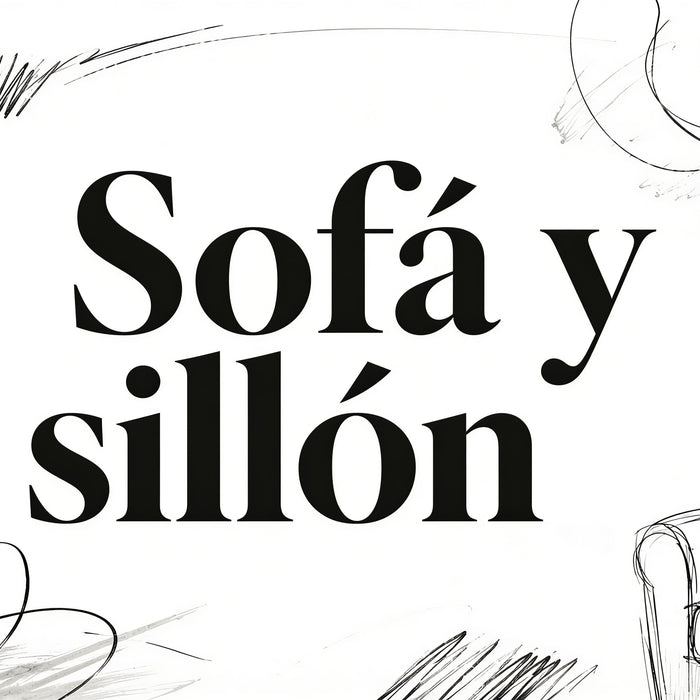 Sofa y sillon