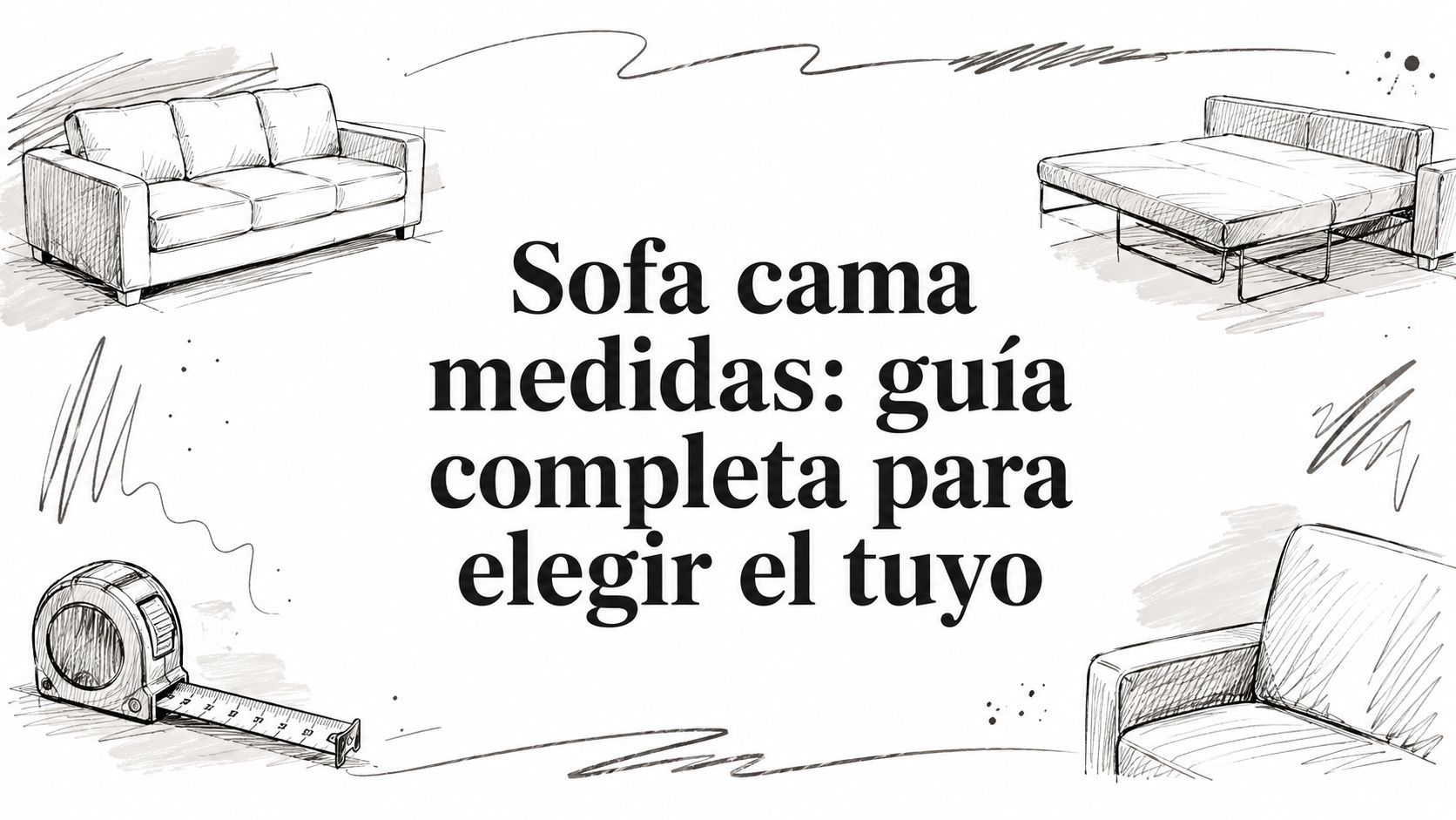 Sofa cama medidas: guía completa para elegir el tuyo