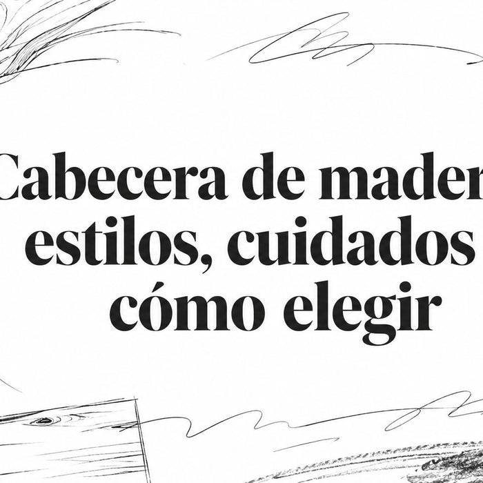Cabecera de madera: estilos, cuidados y cómo elegir