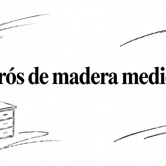 Buros de madera medidas