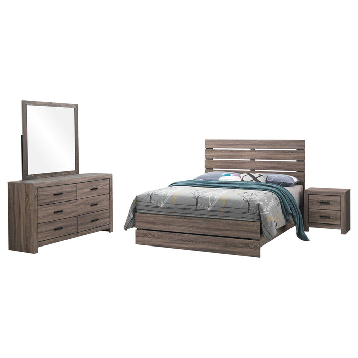 Geary - Slatted Headboard Panel Bedroom Set Furniture Max