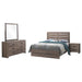 Geary - Slatted Headboard Panel Bedroom Set Furniture Max