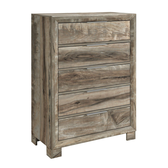 Callisie - Chest With 5 Drawers - Brown Global Furniture USA
