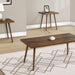 Contemporary 3 Piece Table Set With Coffee Table And 2 End Tables 8th Street