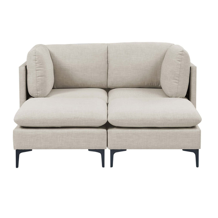 Upholstered Modular Sectional & Tall Legs Home Essentials