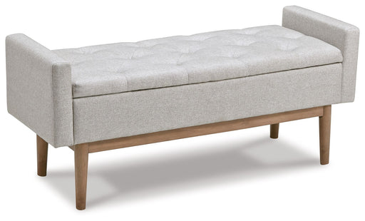 Briarson - Storage Bench - Beige / Brown Signature Design by Ashley®