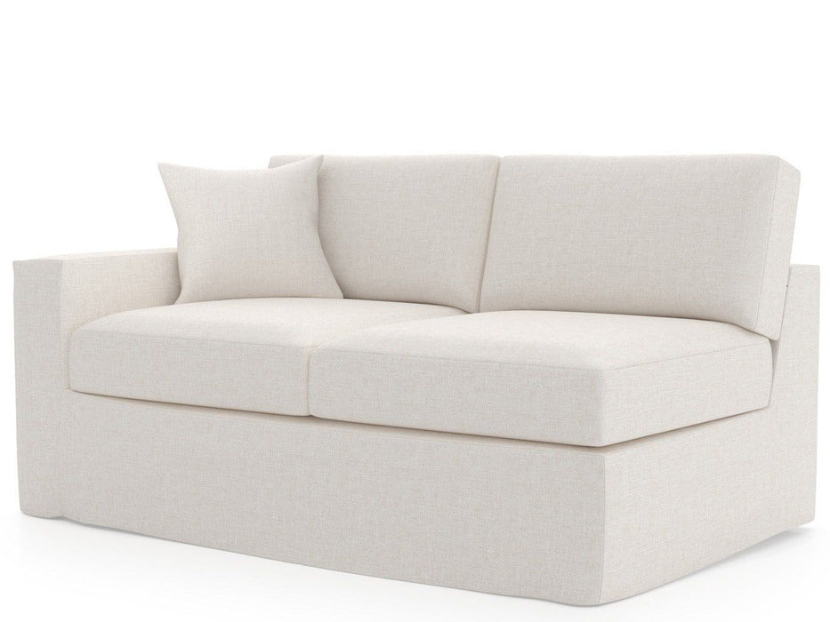 Maxx - Slipcover Loveseat LAF, Special Order - White