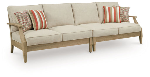 Clare View - RAF/LAF Loveseat With Cush (Set of 2) - Beige Signature Design by Ashley®