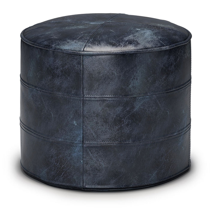 Connor - Handcrafted Round Pouf Simpli-Home