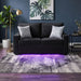 Rita - Loveseat, LED Base Lighting, Cushions And 2 Accent Pillows Matrix Furniture Group