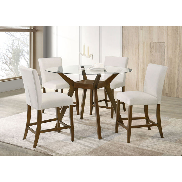 Flynn - 5 Piece Counter Height Dining Set Furniture Max