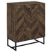 Sager - 4 Shelf Accent Cabinet - Oak Furniture Max