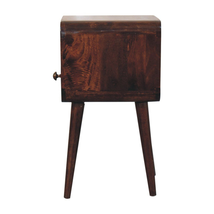 Mini Curve Open Bedside Nightstand