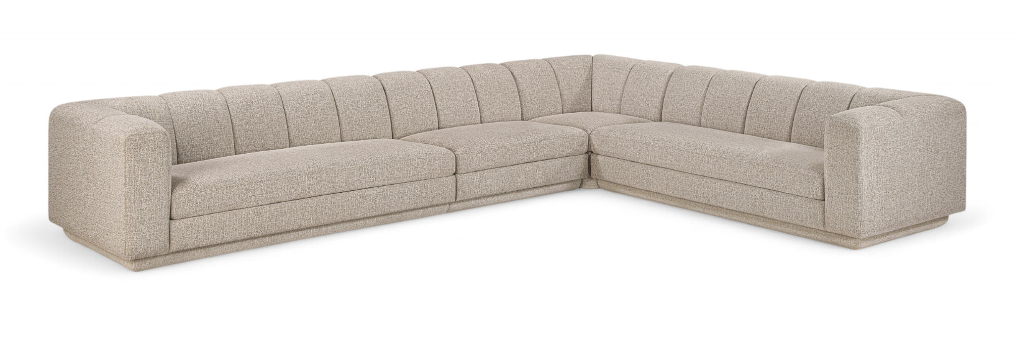 Modari - Sectional - Beige Meridian Furniture