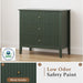 Fluted 3 Drawer Nightstand With Soft Close Slides Home Essentials