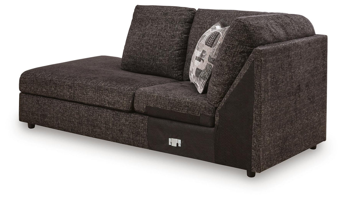 Lentiz - LAF Corner Chaise - Onyx Signature Design by Ashley®