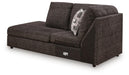 Lentiz - LAF Corner Chaise - Onyx Signature Design by Ashley®