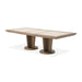 Portrait - Wide Rectangular Dining Table - Sienna Brown Michael Amini
