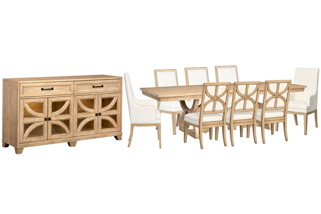 Coventry - Extendable Trestle Dining Table Set Magnussen Furniture