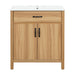 Bathroom Vanity With Flip Drawer, 2 Soft Close Doors, Adjustable Shelf And Ceramic Sink Hearth and Haven
