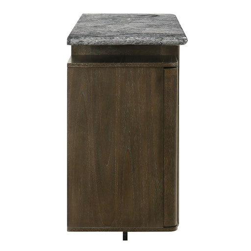 Dillon - Server With Marble Top - Natural / Walnut ACME
