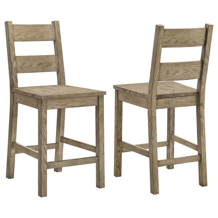 Cressley - Counter Chair (Set of 2) - Light Oak Furniture Max