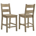 Cressley - Counter Chair (Set of 2) - Light Oak Furniture Max